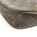 Louis Vuitton Shoulder Bag Pochette Monogram Canvas Brown — view 7