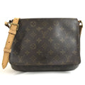 Louis Vuitton Shoulder Bag Musette Tango Monogram Canvas Brown