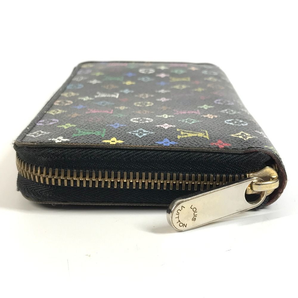 Louis Vuitton Wallet Zippy Monogram Multicolor Canvas Noir Black — view 4