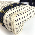 Louis Vuitton Shoulder Bag Cabas Canvas White — view 6