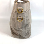 Prada Handbag Canapa Logo Canvas Gray — view 3
