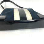 Gucci Shoulder Bag Logo Stripe 001 Canvas Black — view 5