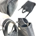 Louis Vuitton Tote City Taiga Leather Black — view 7