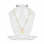 Dior Trotter Plate Gold Necklace