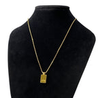 Dior Trotter Plate Gold Necklace — view 2
