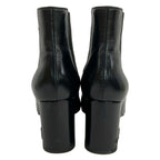 Saint Laurent Paris Short Boots 37 Black Side Gore Leather — view 3