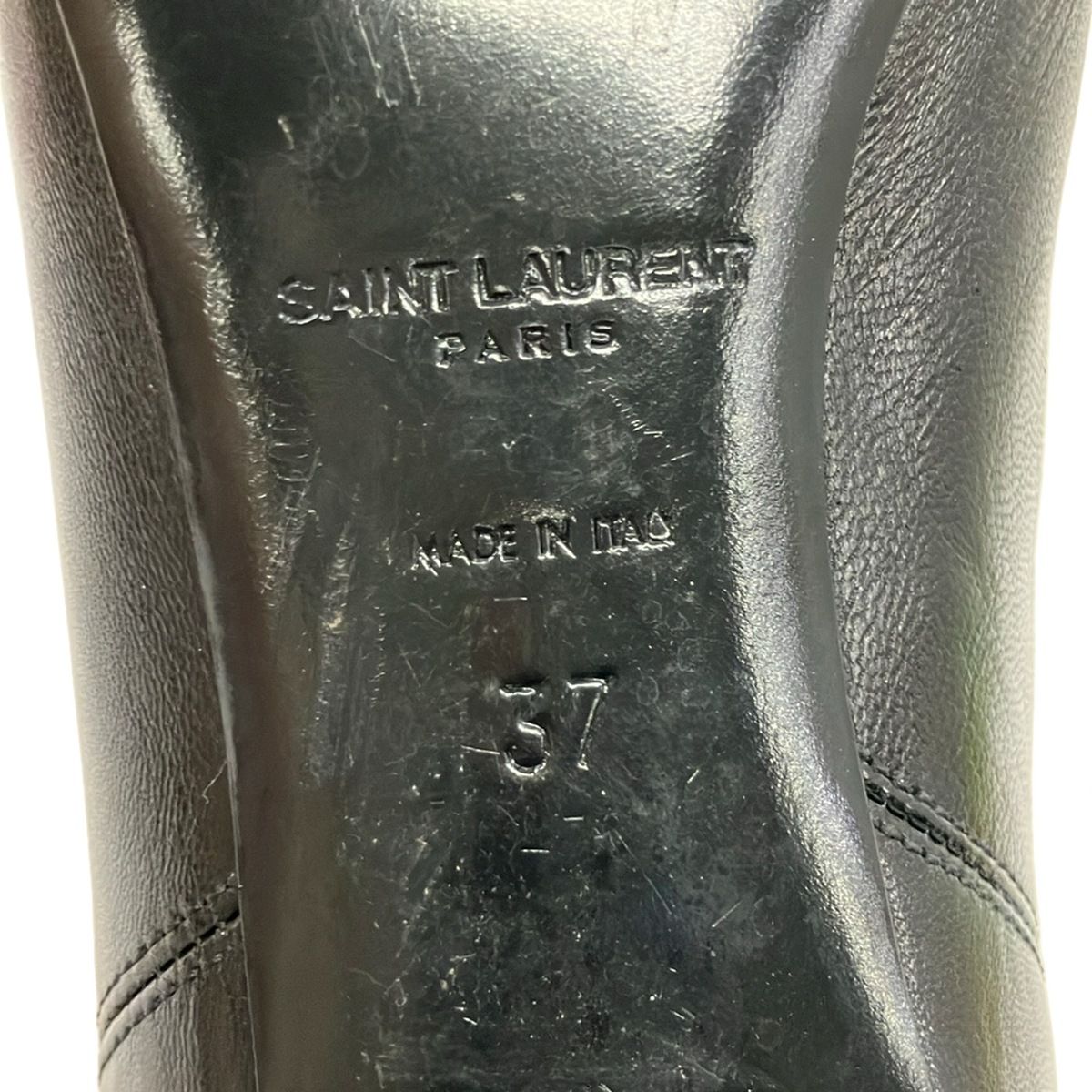 Saint Laurent Paris Short Boots 37 Black Side Gore Leather — view 6