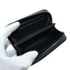 Dior O-Oblique Kugravity Leather Coin Purse Logo Black — view 6