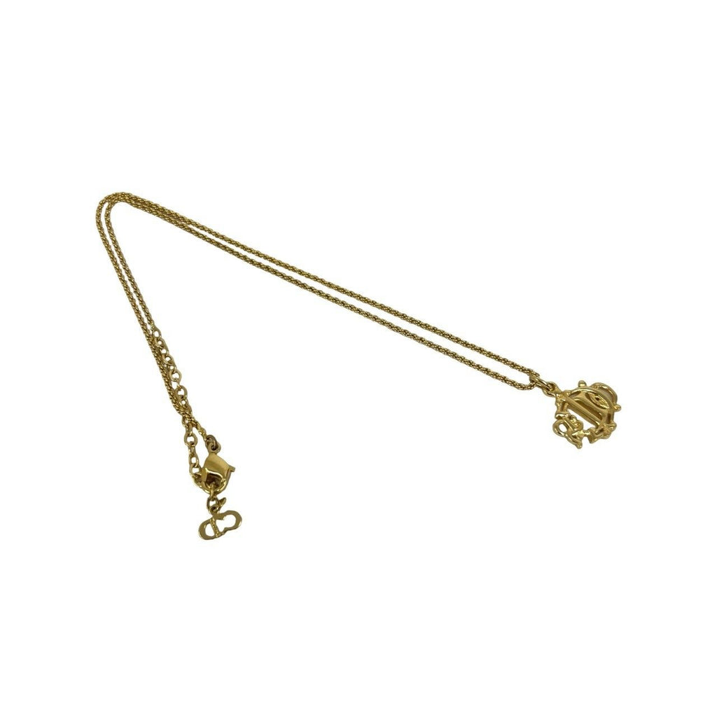 Dior Vintage Logo Pendant Gold — view 5