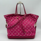 Louis Vuitton Monogram Denim Noefle Handbag Shoulder Rose Indien Pink Tote