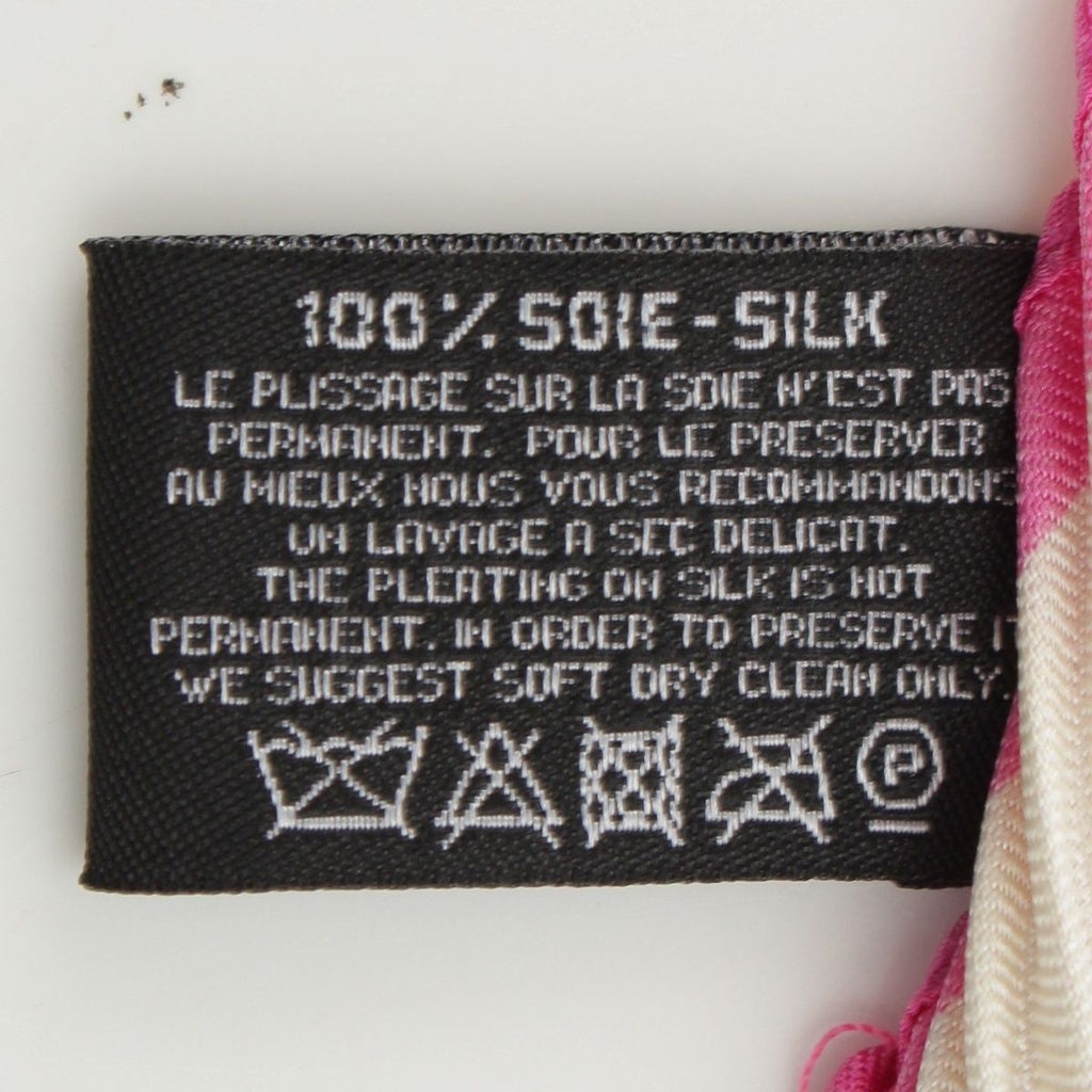 Chanel Silk CC Logo Scarf Purple — view 8