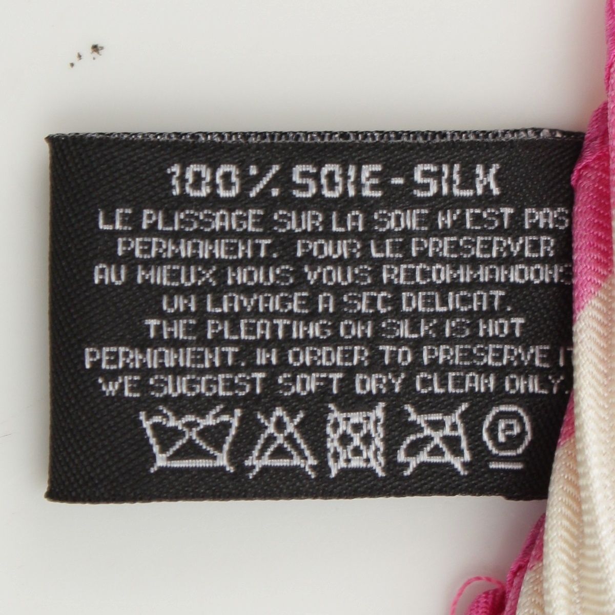 Chanel Silk CC Logo Scarf Purple — view 8