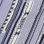 Chanel Silk CC Logo Scarf Purple — view 5
