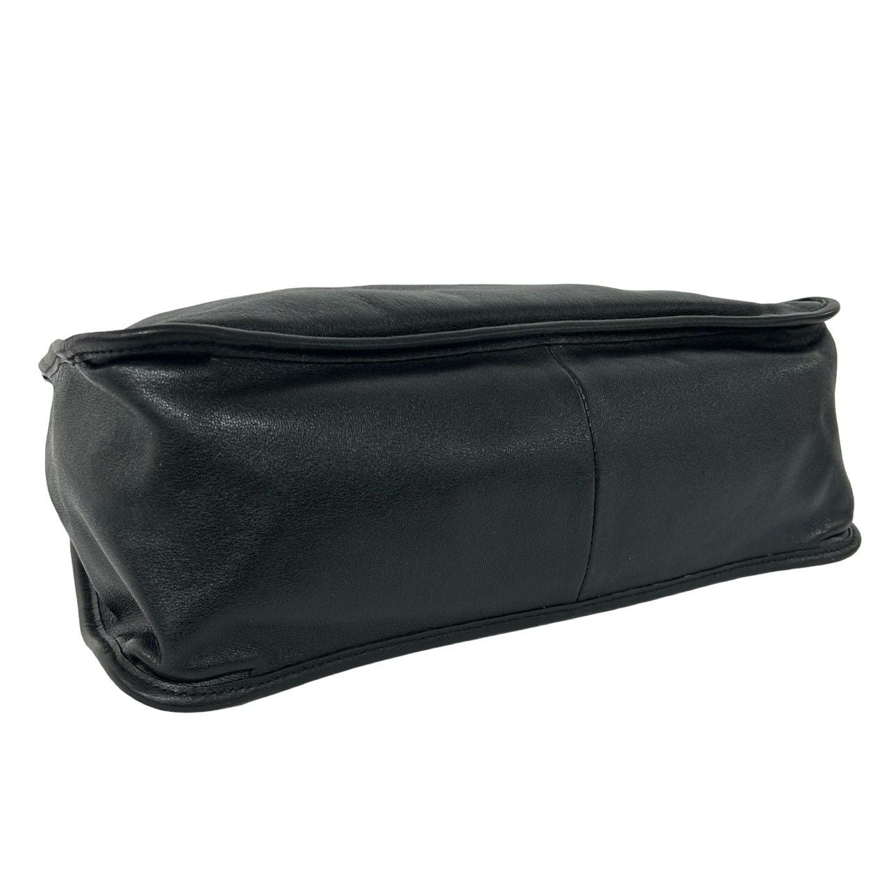 Gucci Horsebit Leather Tote Business Boston Bag Black — view 7