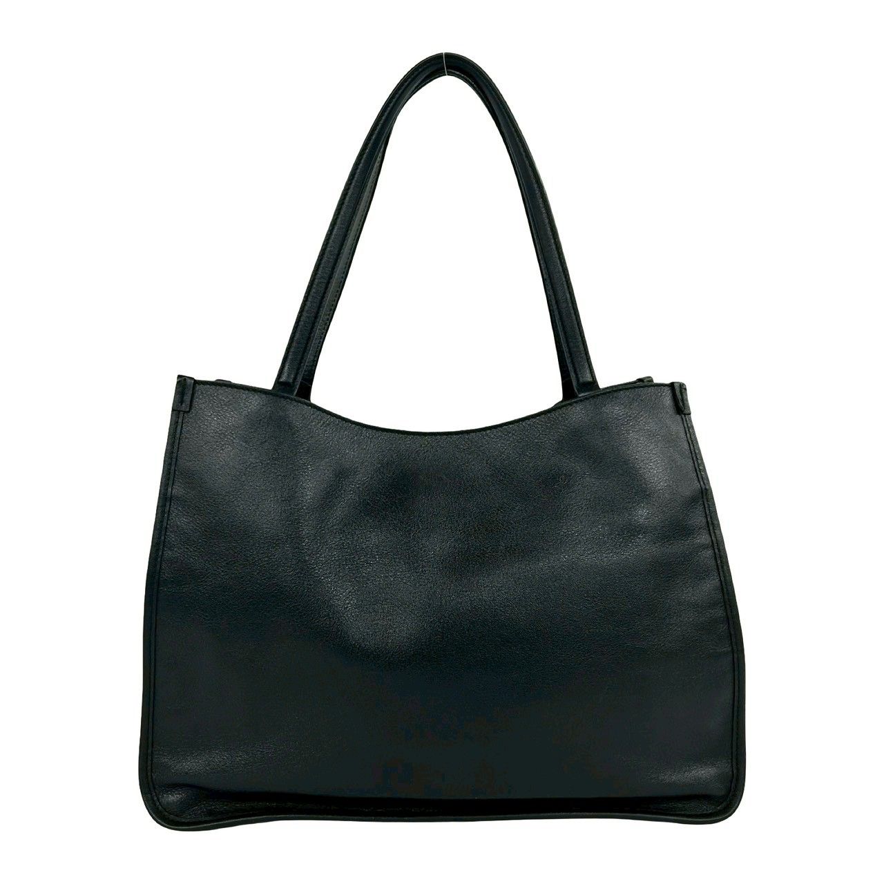 Gucci Horsebit Leather Tote Business Boston Bag Black — view 3