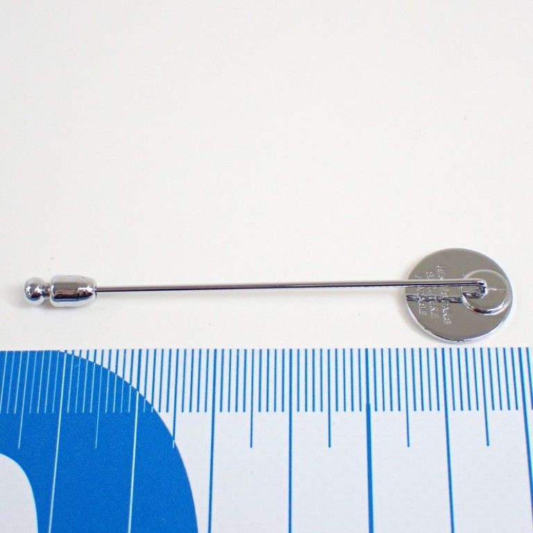 Hermes Brooch Series Silver Metal — view 2