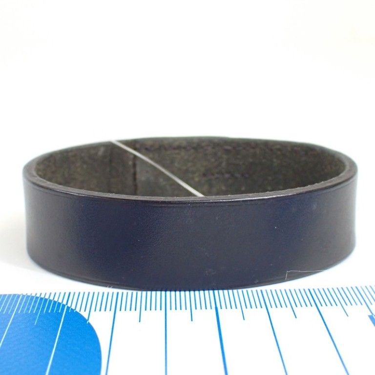 Hermes Bracelet Poultur Black Leather — view 2