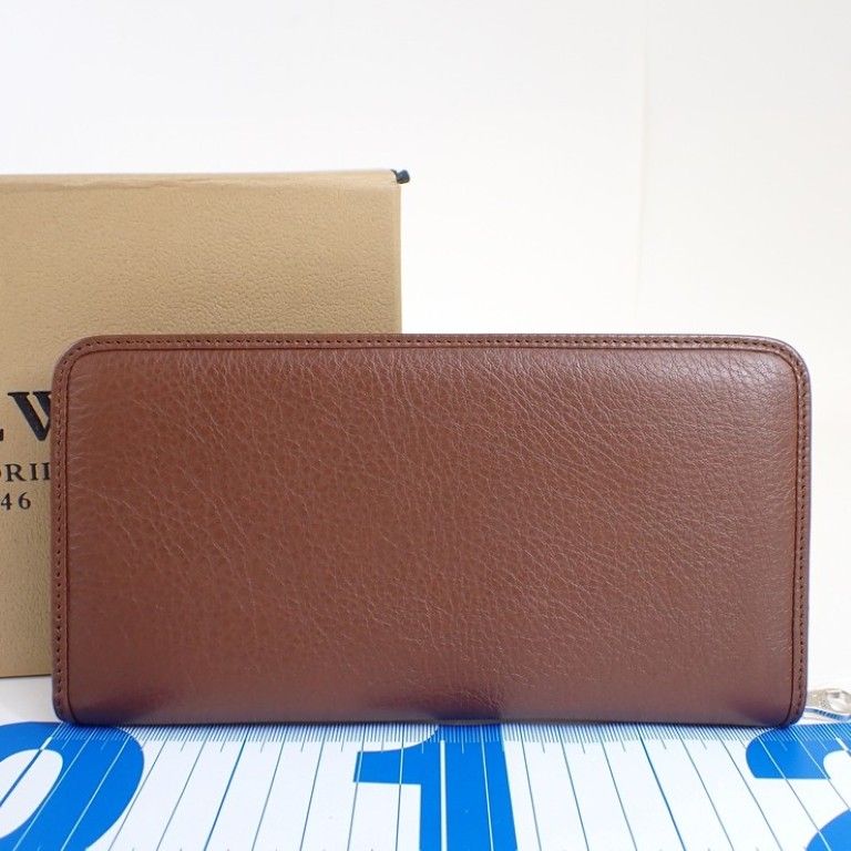 Loewe Wallet Heritage Brown Leather Zip Around — view 2