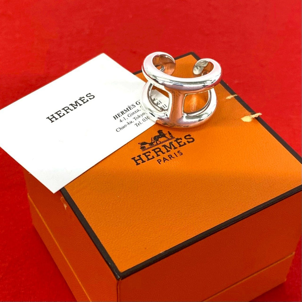 Hermes Osmose GM Ring 925 Sterling Silver