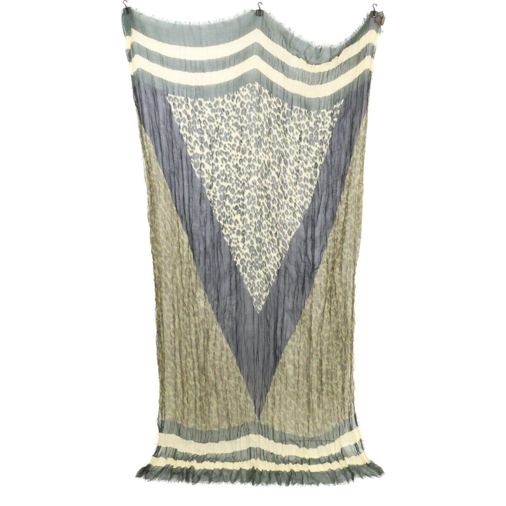 Louis Vuitton Camouflage Pattern Cashmere Silk Scarf — view 2