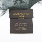 Louis Vuitton Camouflage Pattern Cashmere Silk Scarf — view 4