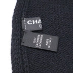 Chanel CC Logo Cashmere Scarf — view 5