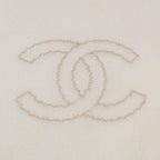 Chanel CC Logo Chain Embroidery Wool Scarf — view 4