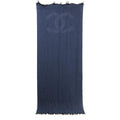 Chanel CC Logo Cashmere Silk Scarf