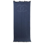Chanel CC Logo Cashmere Silk Scarf
