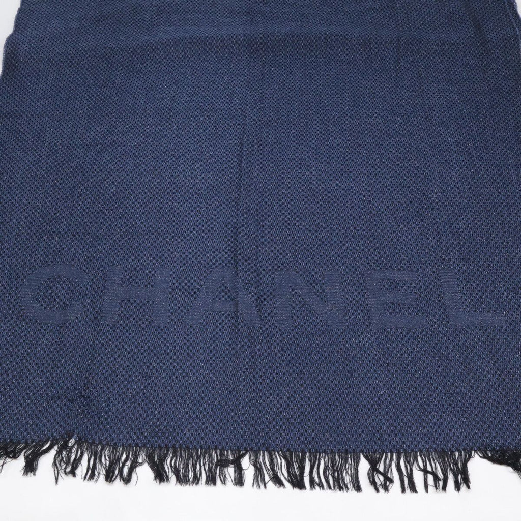 Chanel CC Logo Cashmere Silk Scarf — view 6