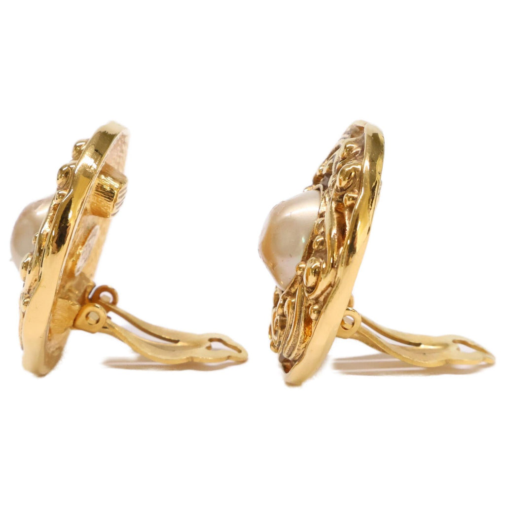 Chanel Imitation Pearl Earring — view 4