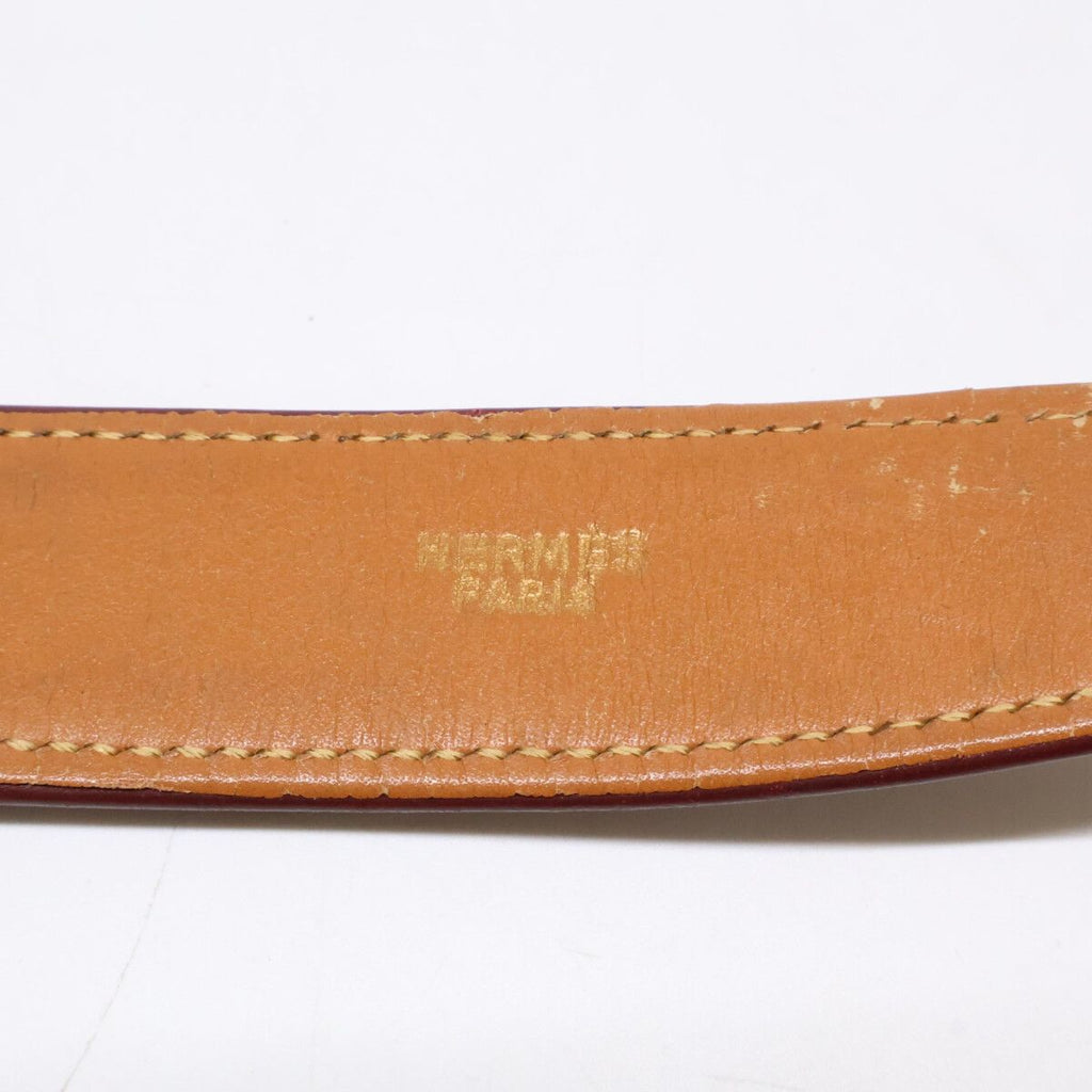Hermes B Toki Bamboo Buckle Leather Belt — view 8