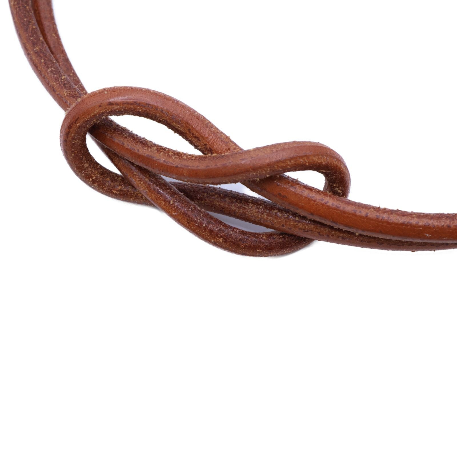 Hermes Heraku Tall Leather Necklace — view 3
