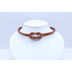 Hermes Heraku Tall Leather Necklace — view 7