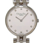 Dior Dio Bakira Stainless Steel Kuo Analog Display White Dial Watch