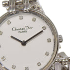 Dior Dio Bakira Stainless Steel Kuo Analog Display White Dial Watch — view 8