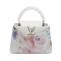 Louis Vuitton Ten Arty Capucines Raisal 2-Way Shoulder Bag White Gold Leather