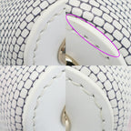 Louis Vuitton Ten Arty Capucines Raisal 2-Way Shoulder Bag White Gold Leather — view 5