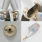 Louis Vuitton Ten Arty Capucines Raisal 2-Way Shoulder Bag White Gold Leather — view 9