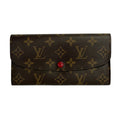 Louis Vuitton Wallet Monogram Portefeuille Emily Rouge