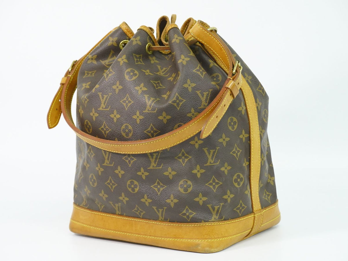 Louis Vuitton LV Noe Monogram Shoulder Bag Brown — view 2