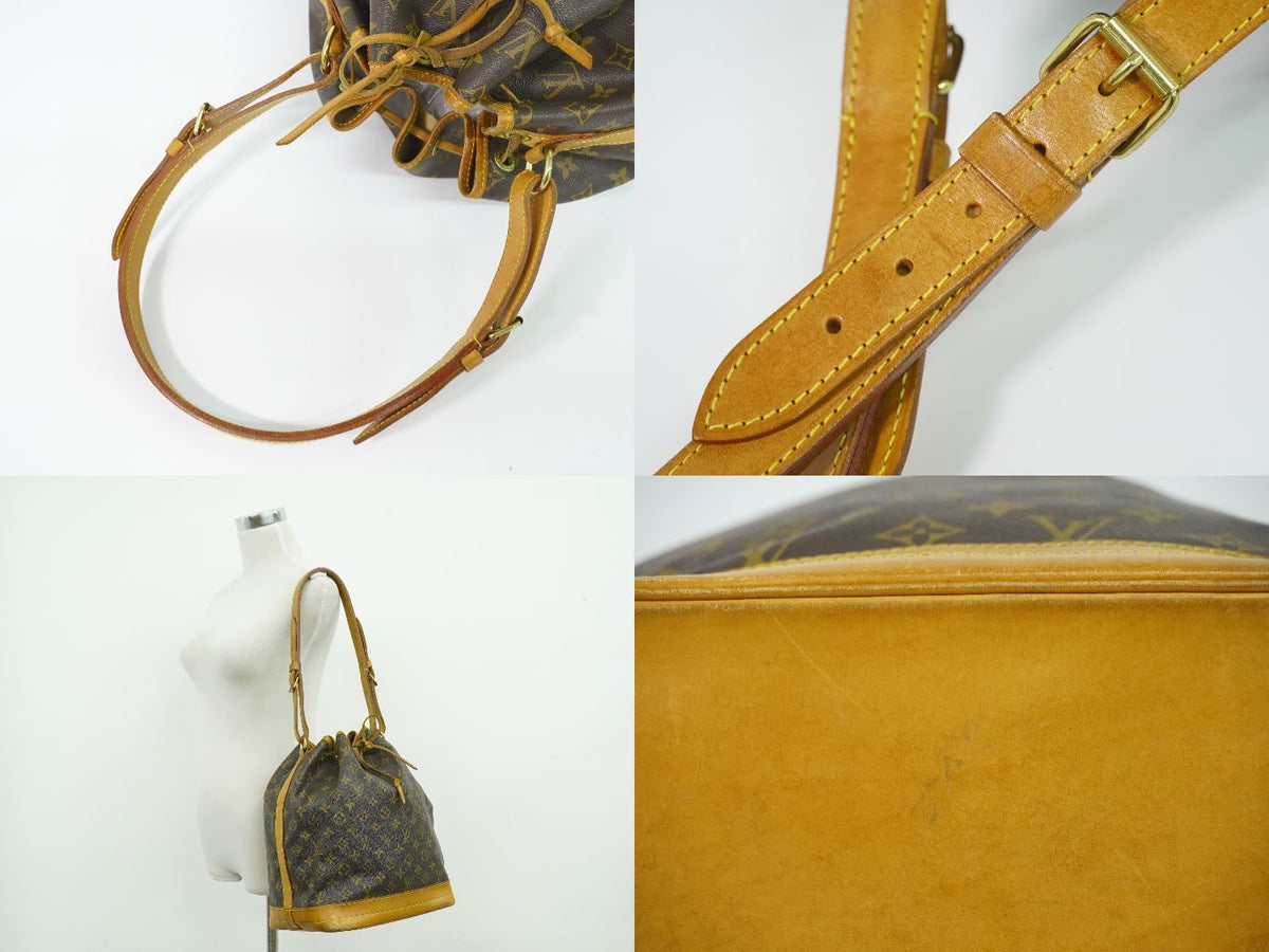 Louis Vuitton LV Noe Monogram Shoulder Bag Brown — view 6