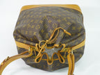Louis Vuitton LV Noe Monogram Shoulder Bag Brown — view 5