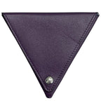 Loewe Coin Case Purple Purse Wallet Leather — view 3