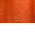 Hermes Key Case Orange Bearn Key Holder Leather Chevre — view 5