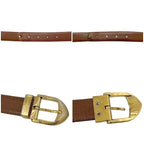 Louis Vuitton Belt Ceinture Classic Brown Taiga Waist 100 cm 25 Leather — view 3