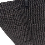 Loewe Basket Bag Shell Bag Black Anagram Raffia Elephant Glass — view 7