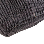 Loewe Basket Bag Shell Bag Black Anagram Raffia Elephant Glass — view 9