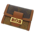 Louis Vuitton Trifold Wallet Monogram Reverse Portefeuille Dauphine Compact
