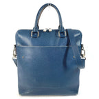Louis Vuitton Shoulder Bag Grigori Taiga Leather Ocean Blue